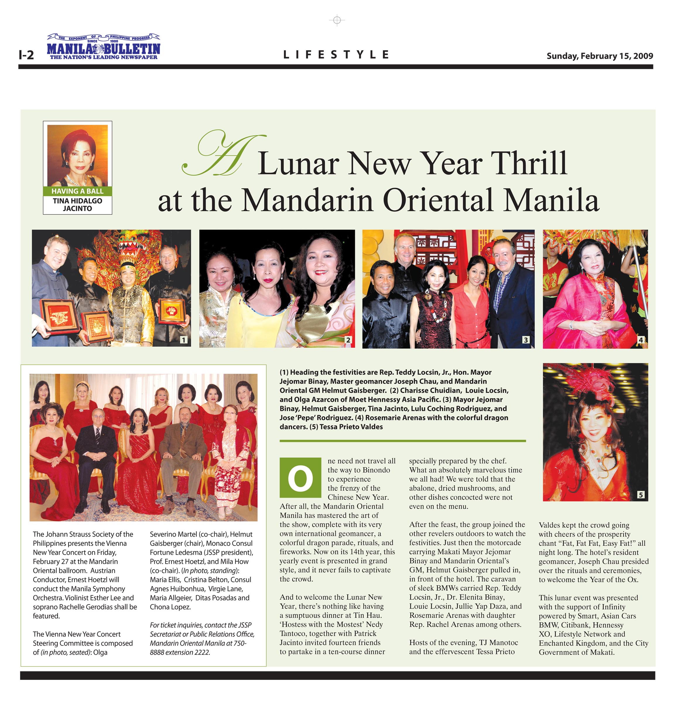 A Lunar New Year Thrill at the Mandarin Oriental Manila