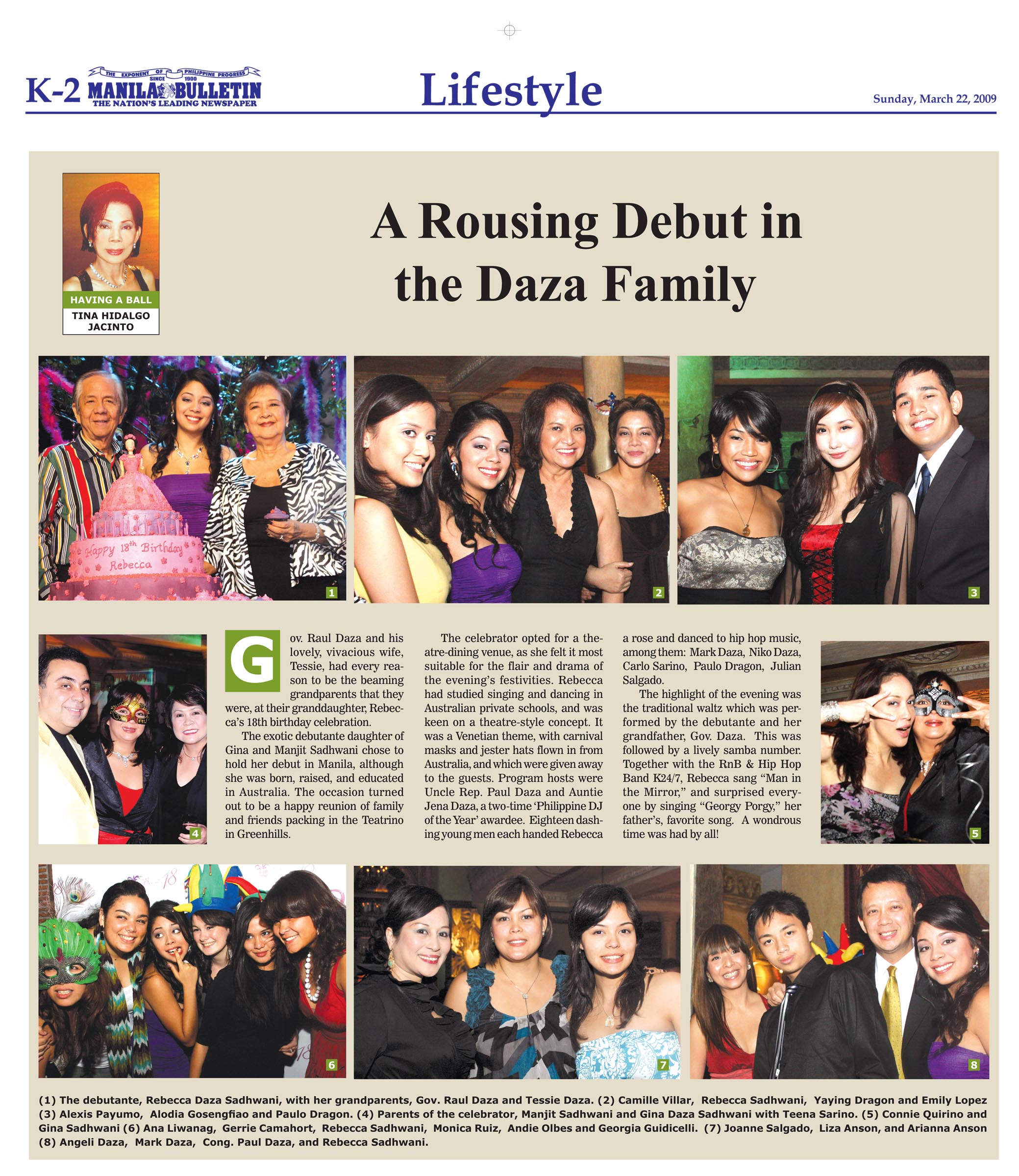 A Rousing Debut in the Daza Family