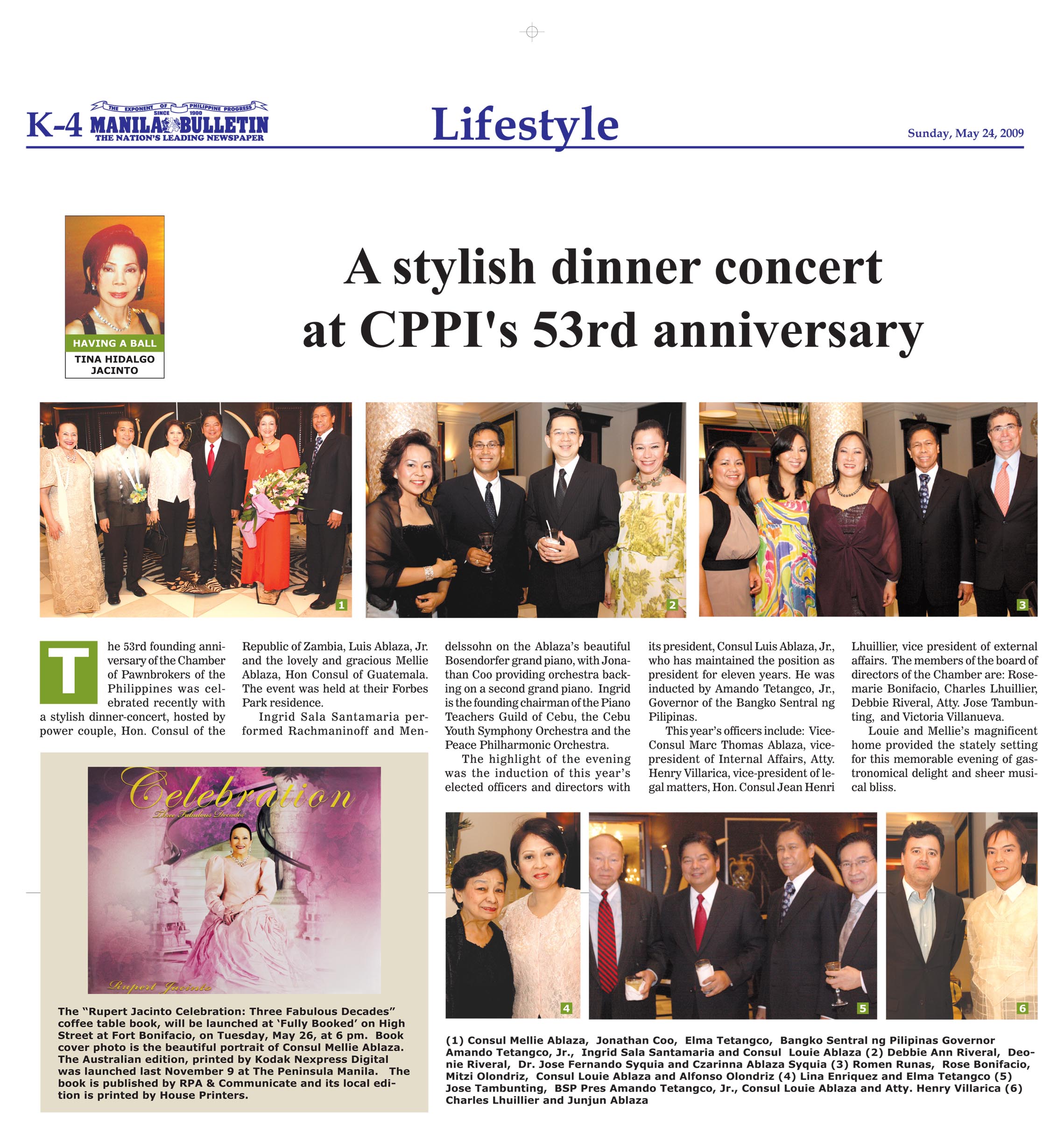 A Stylish dinner concert at CPPI 53rd anniversary