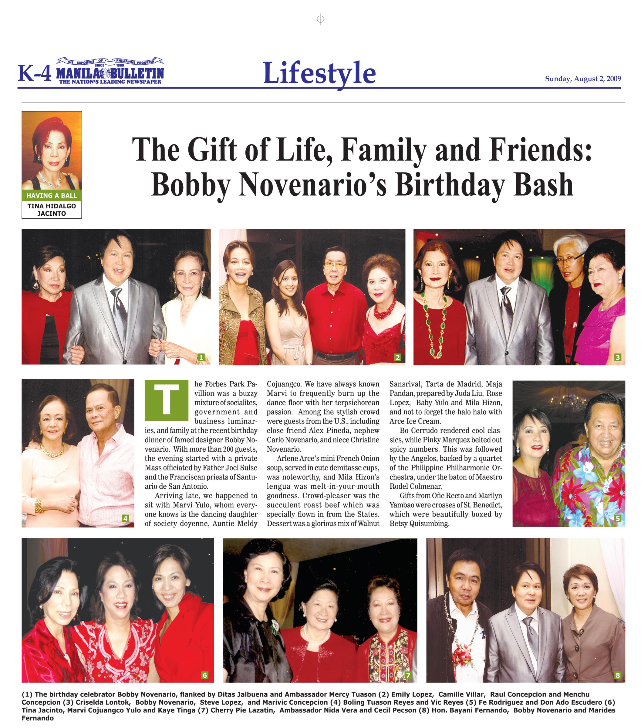 The Gift of Life Family and Friends Bobby Novenario Birthday Bash